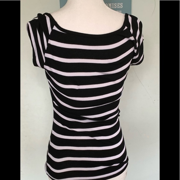 BEBE Swarovski Logo Short Sleeve Tee - Picture 5 of 7